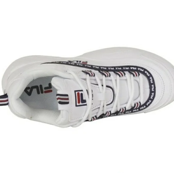 Fila Women's Fila-Ray-Repeat Size 7.5 Color White/fila Navy - Picture 7 of 9